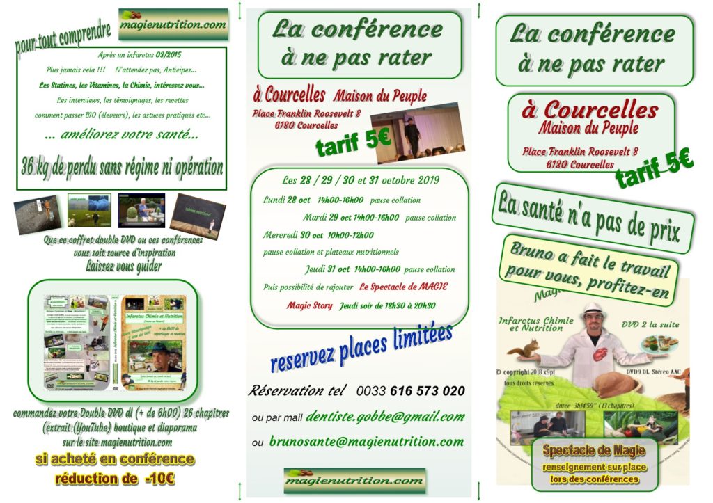Conférences en Belgique
